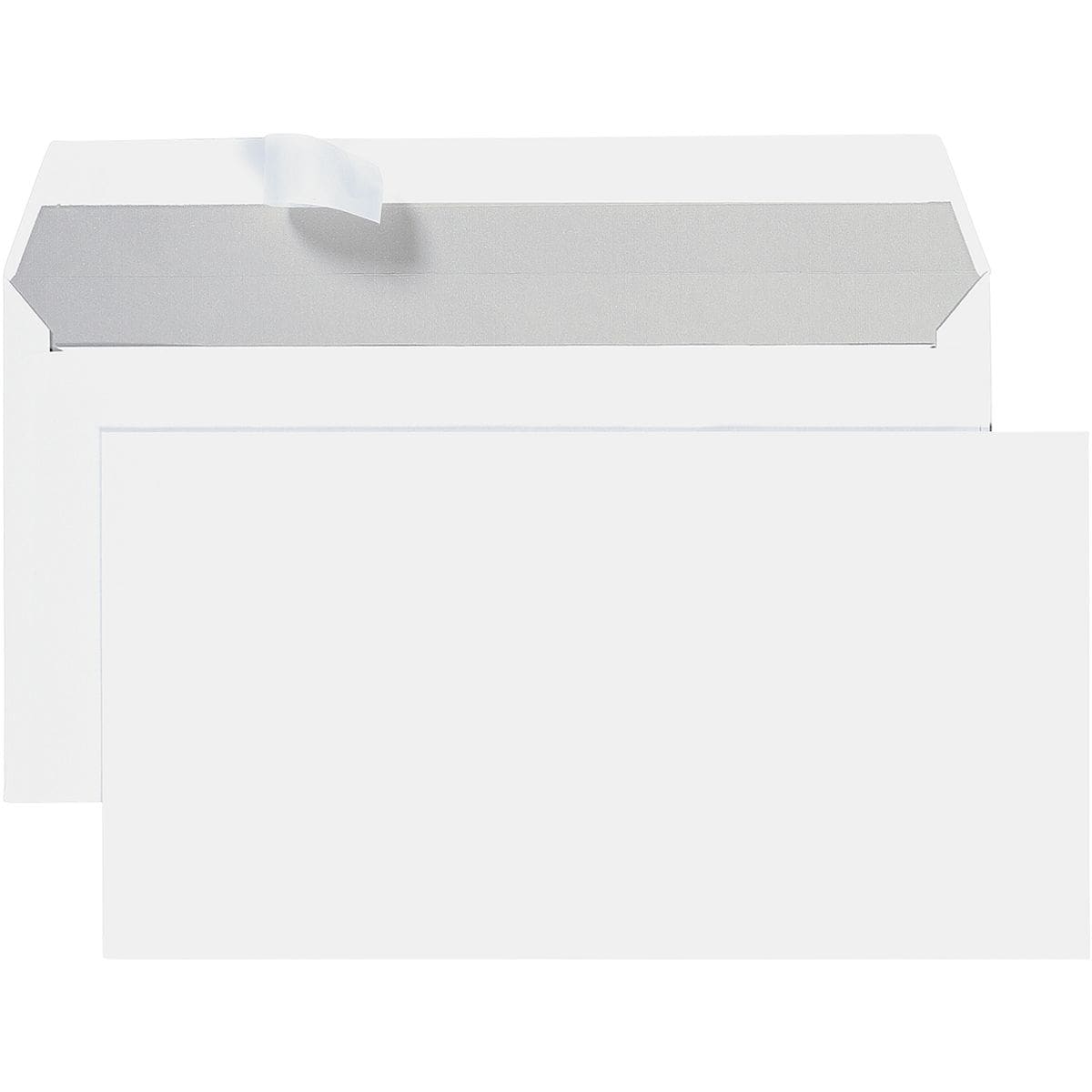 Briefumschlge Steinmetz Umschlagbox, DIN lang+ 80 g/m ohne Fenster, haftklebend - 700 Stck
