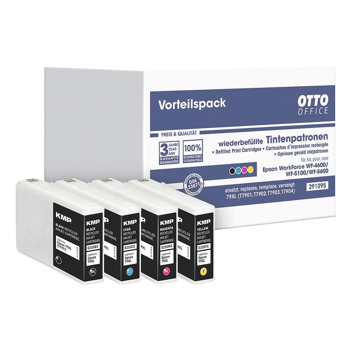 OTTO Office Tintenpatronen-Set ersetzt Epson »T7901 / T7902 / T7903 / T7904« Nr. 79XL