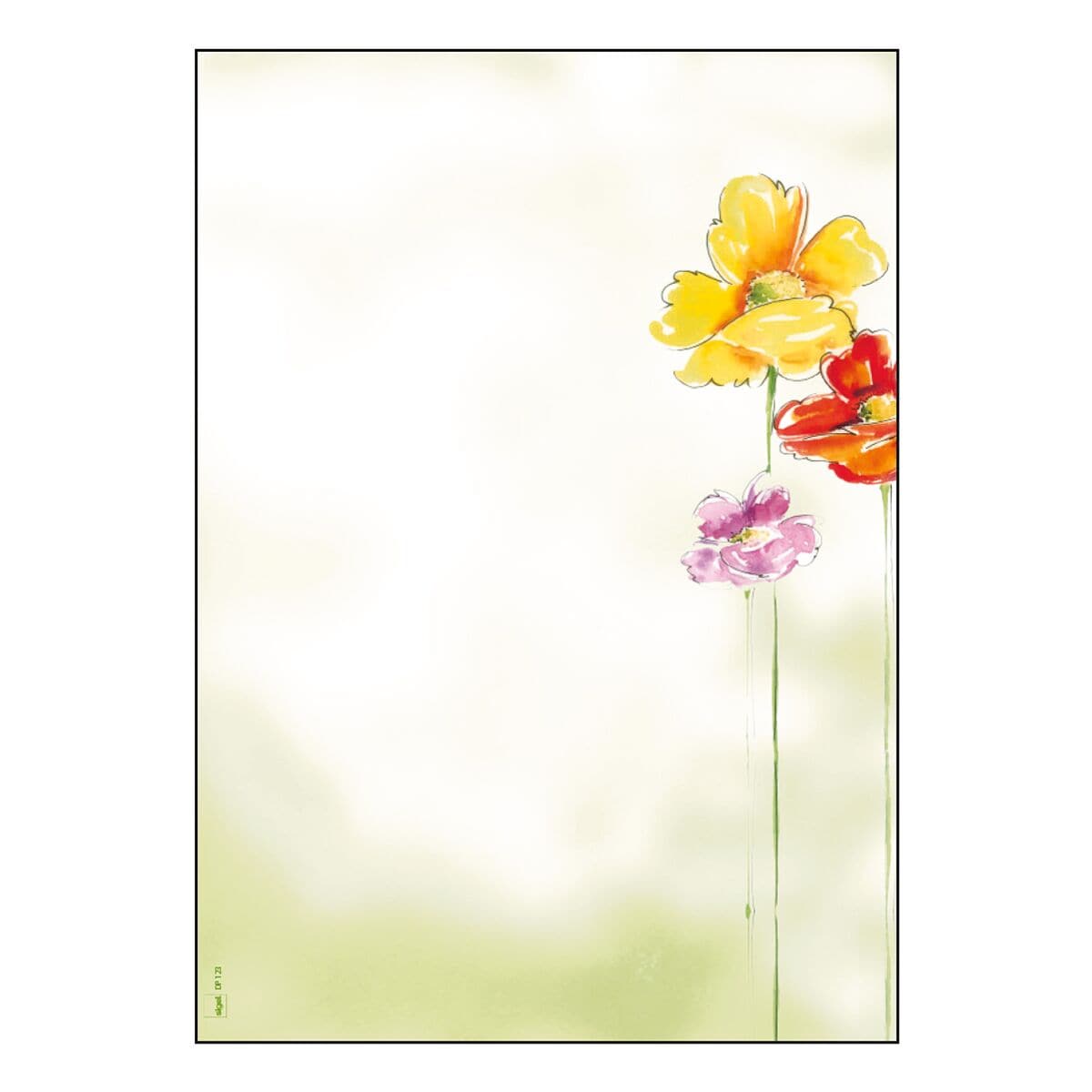 Sigel Motivpapier Spring Flowers DP123