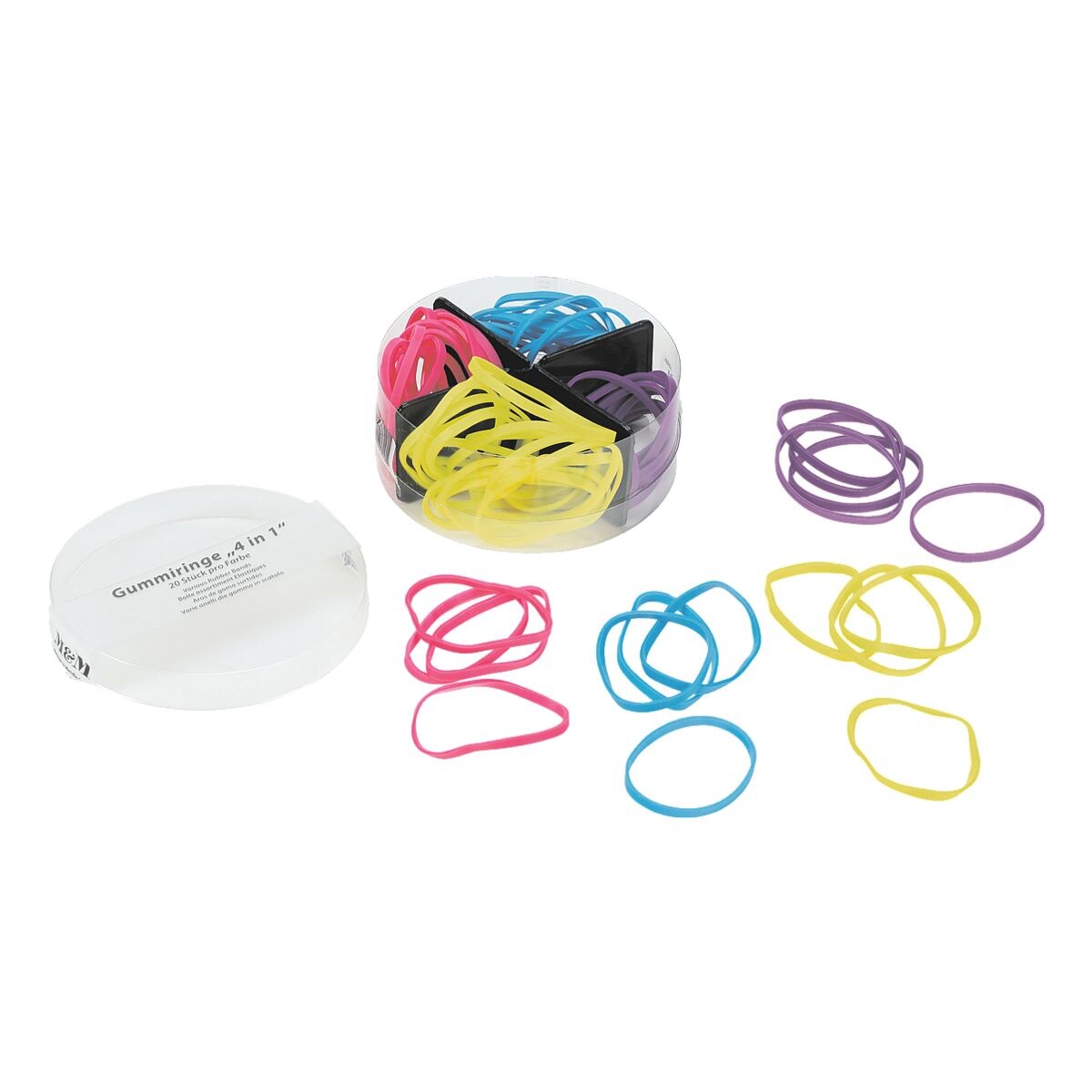 M und M 80er-Pack Gummiringe »4 in 1«