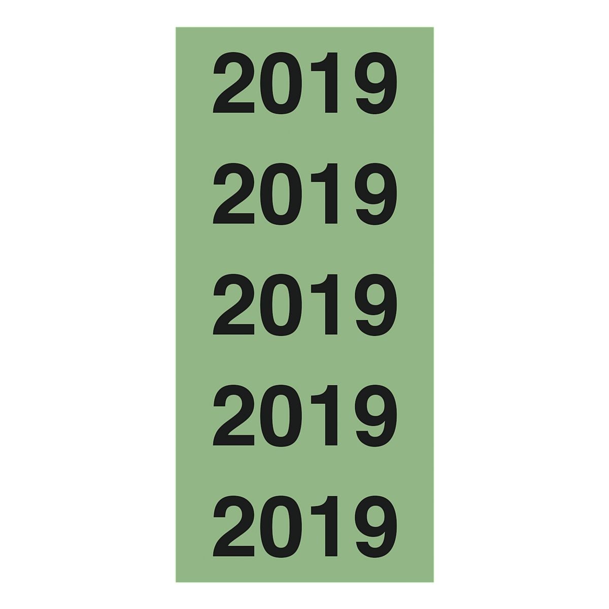 OTTO Office Selbstklebende Inhaltsschilder »Jahreszahlen 2019«