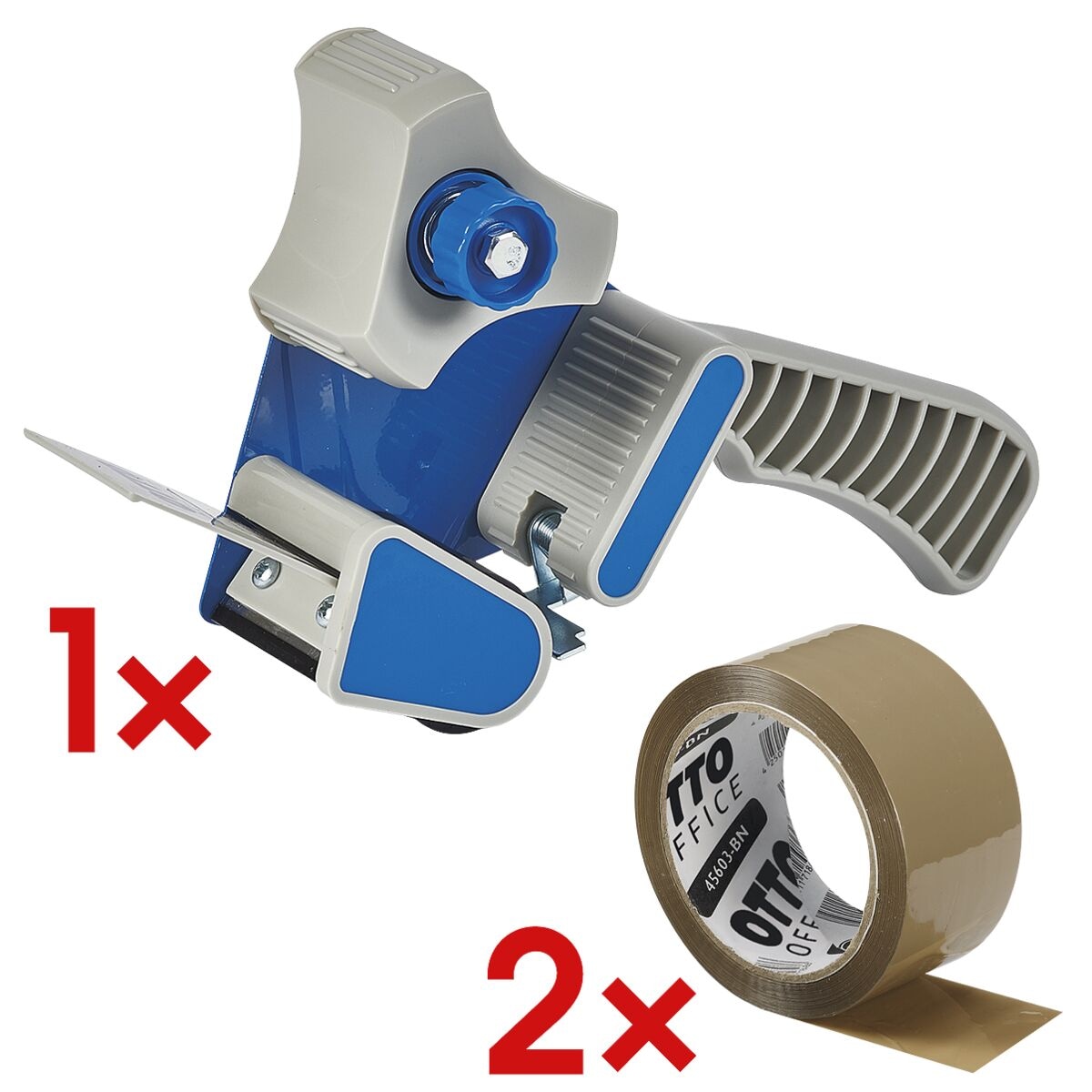 OTTO Office Handabroller inkl. 2x Packband Standard