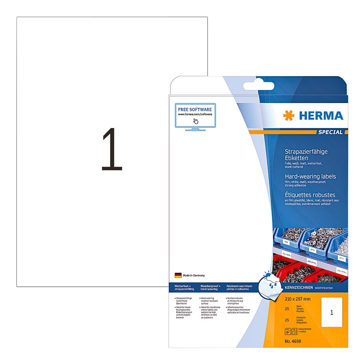 Herma Outdoor Folien-Etiketten »Special« 25 Stück