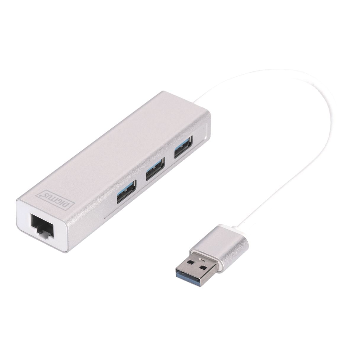 Digitus USB 3.0 Hub mit Gigabit LAN-Adapter 3-Port »DA-70250-1«