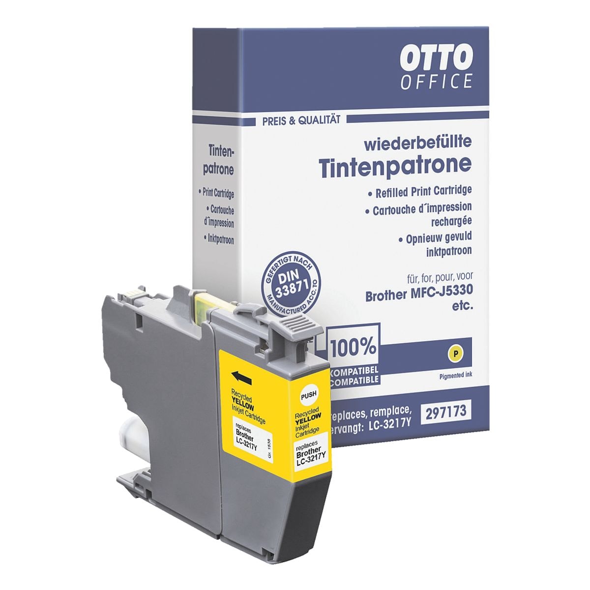 OTTO Office Tintenpatrone ersetzt Brother »LC-3217Y«