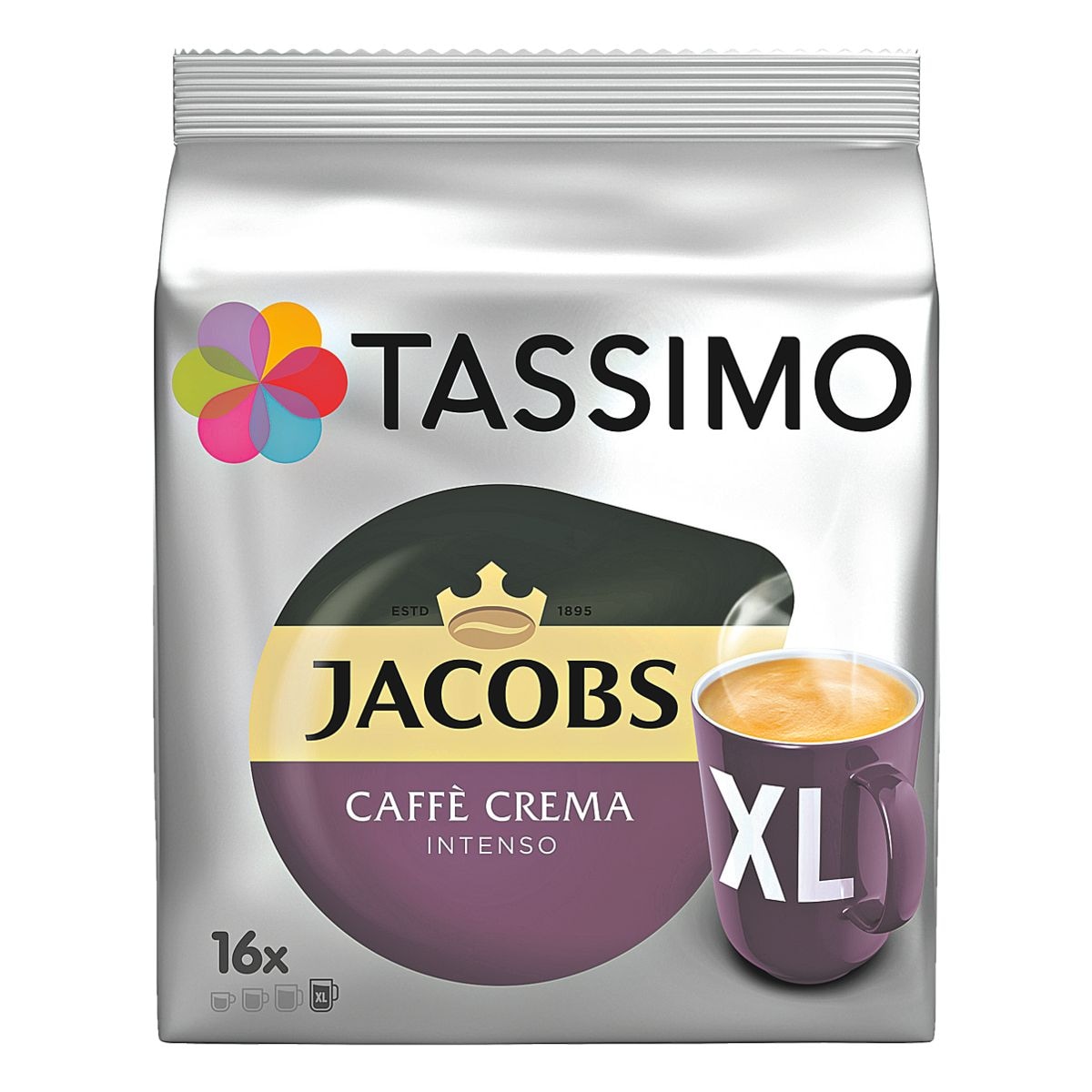 Tassimo Kaffee-Discs Jacobs Caff Crema Intenso XL