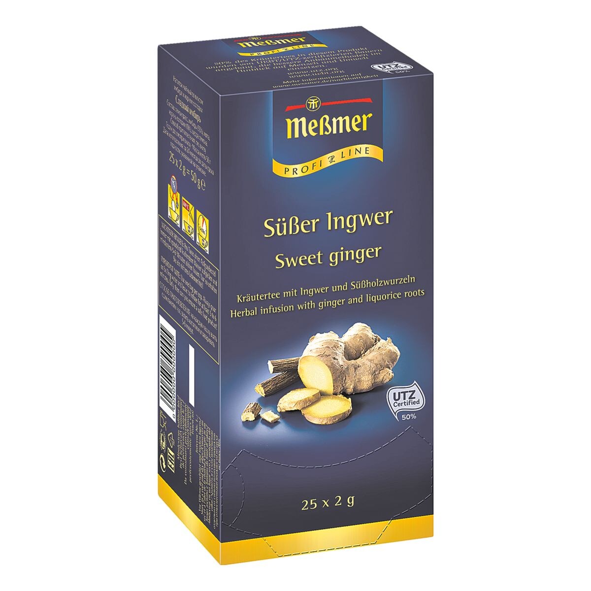 Meßmer Kräutertee »Profi Line Süßer Ingwer« Tassenportion, Aromakuvert, 25er-Pack