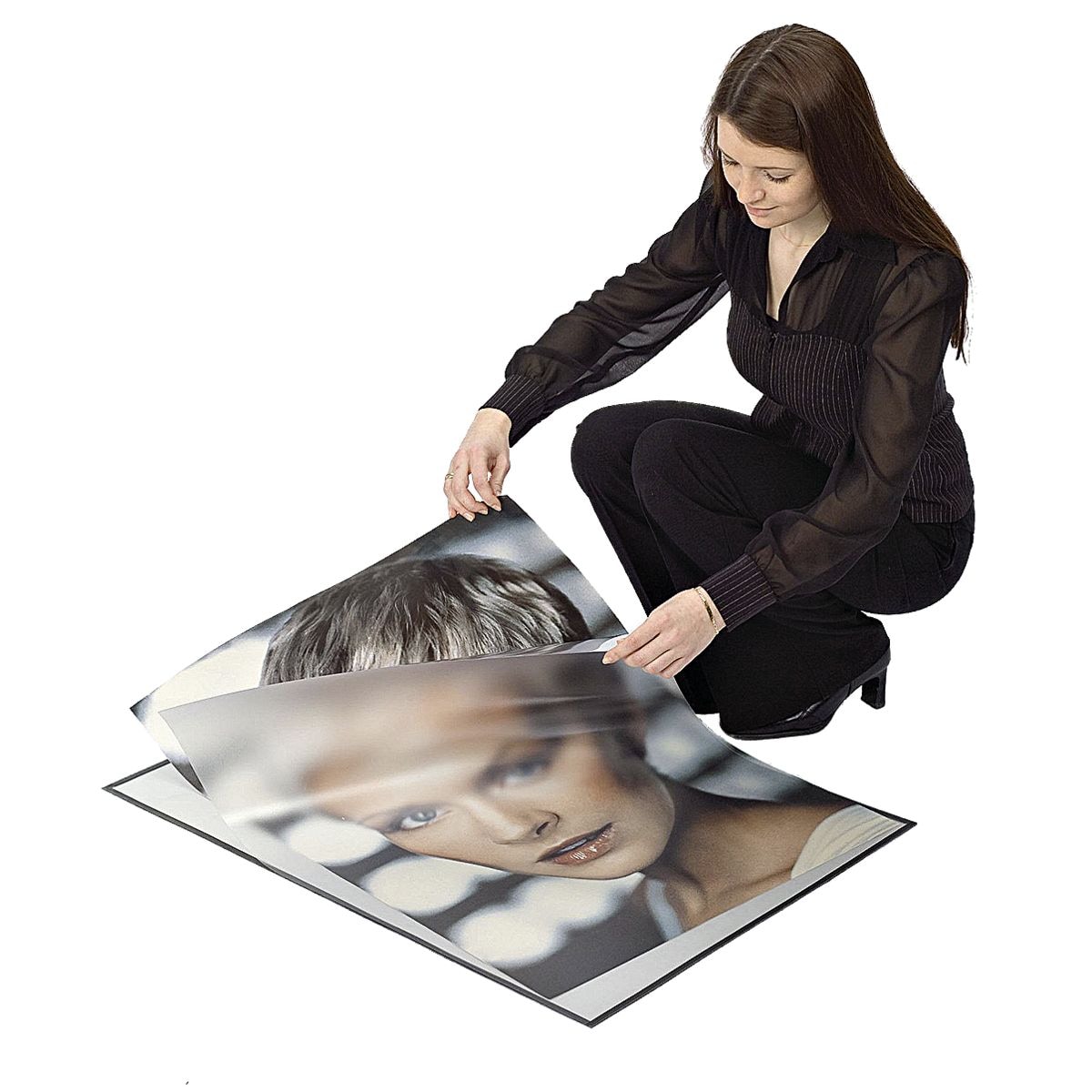 update displays Anti Reflex PET Schutzfolientasche Din A0