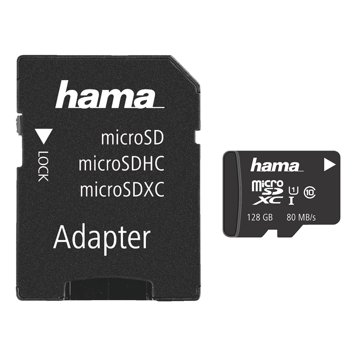 Hama microSDXC-Speicherkarte mit Adapter Class 10 UHS-I 128 GB