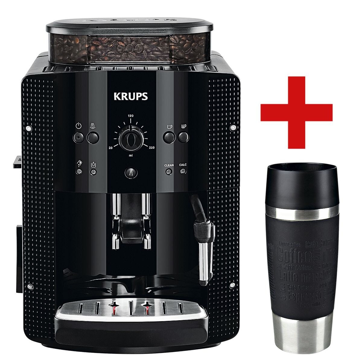 Krups Espresso-Kaffeevollautomat »EA8108« inkl. Thermobecher »TRAVEL