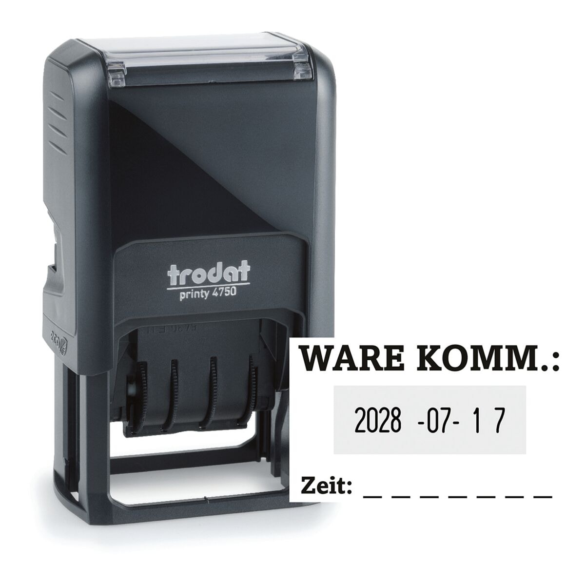 Trodat Datumsstempel mit Text »Printy 4750«