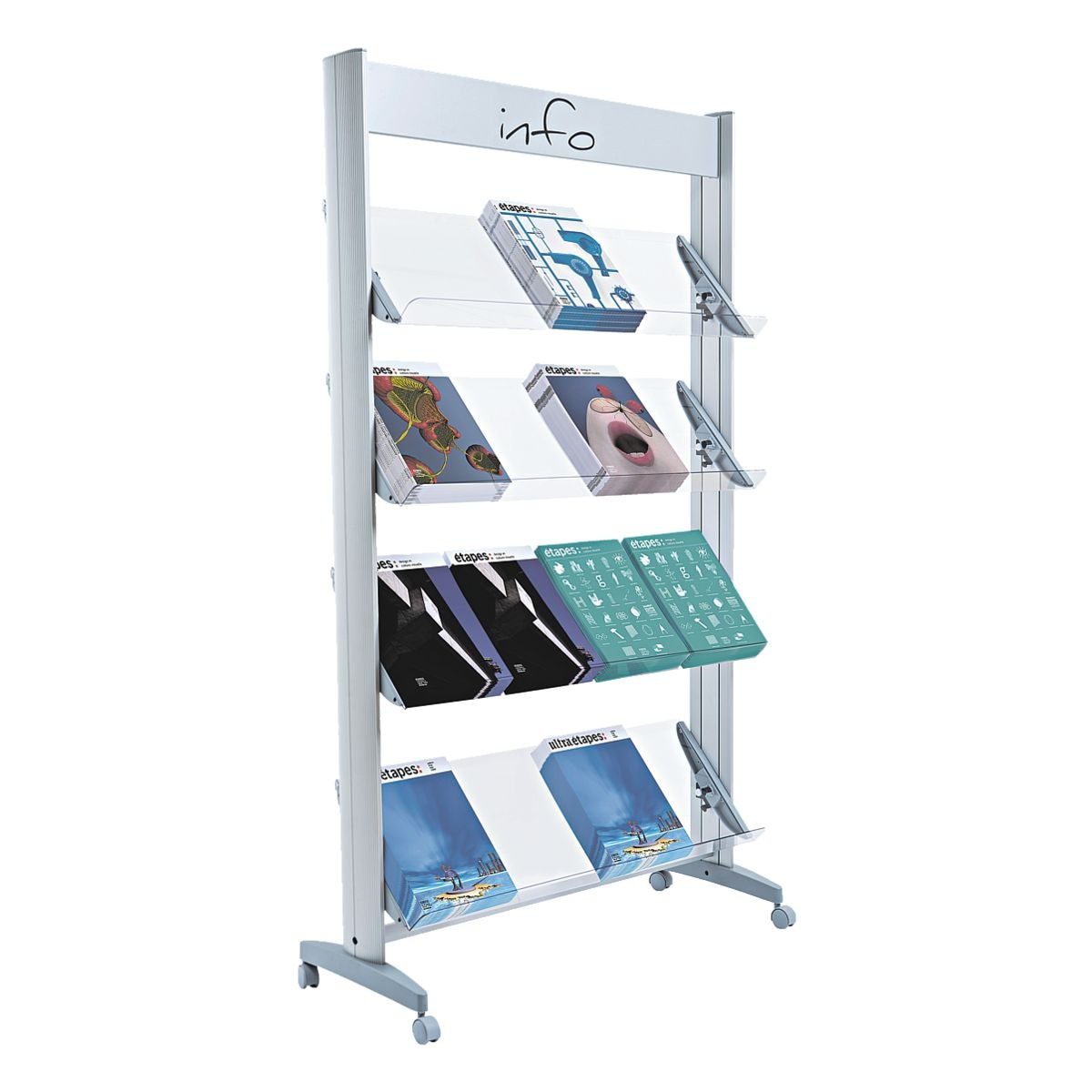 Paperflow Plexiglas-Prospektständer 16x A4