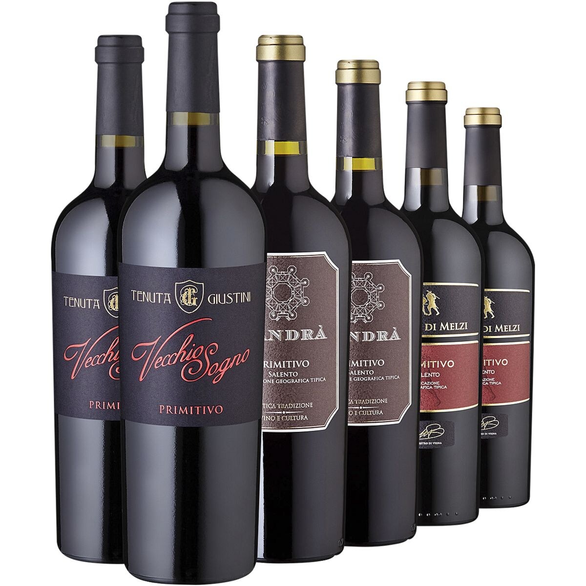 6-teiliges Rotwein-Set »Primitivo«
