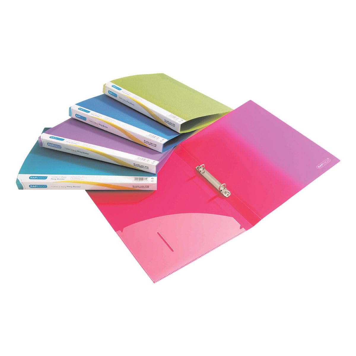RAPESCO 10er-Pack Ringbücher 15 mm