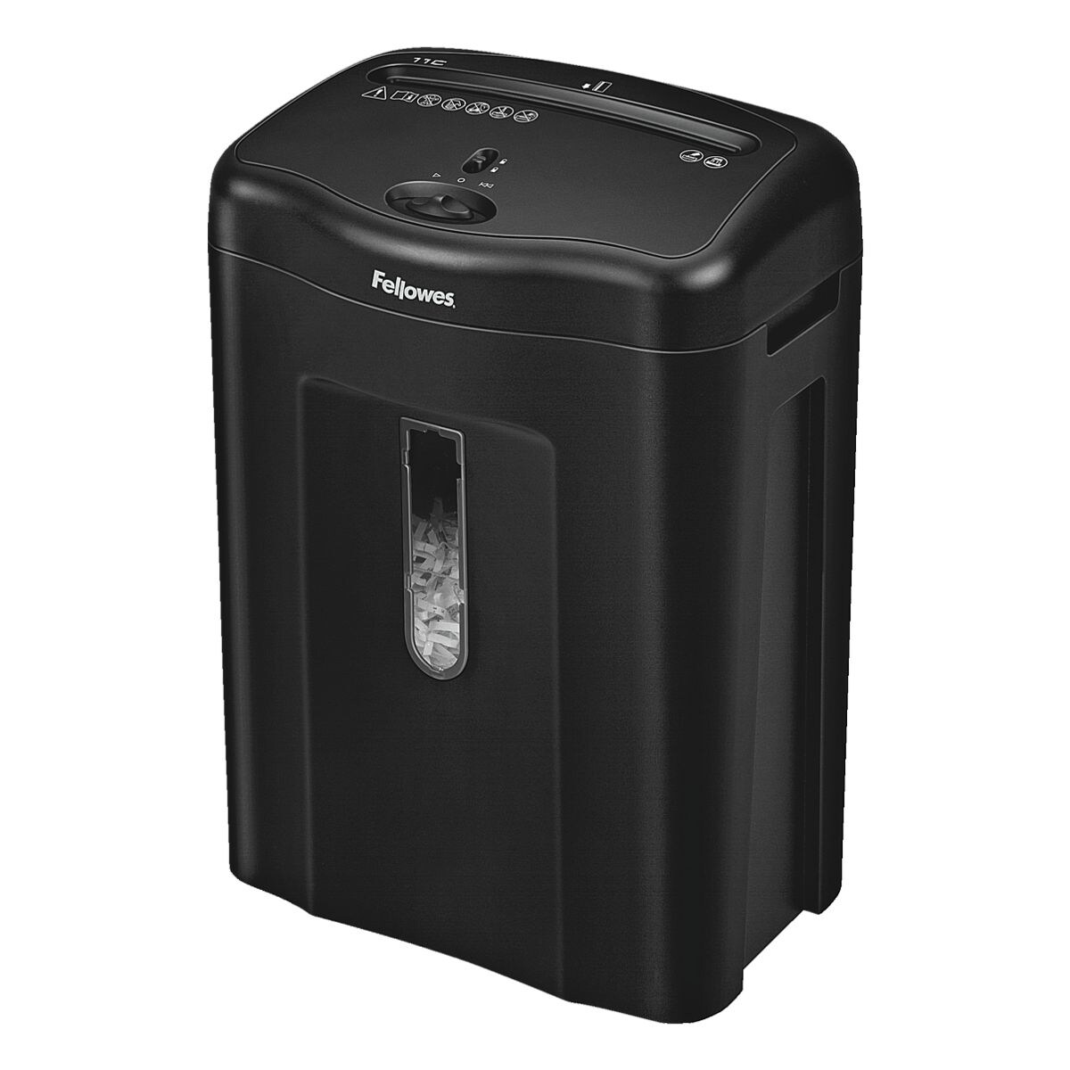 Aktenvernichter Fellowes Powershred 11C, Sicherheitsstufe 3, Partikelschnitt (4 x 52 mm) bis 10 Blatt