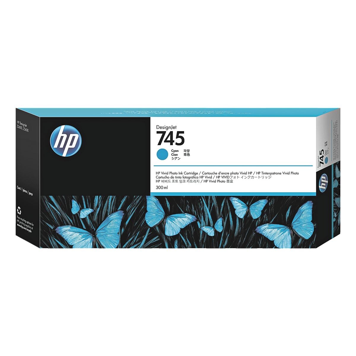 HP Tintenpatrone HP 745, cyan - F9K03A
