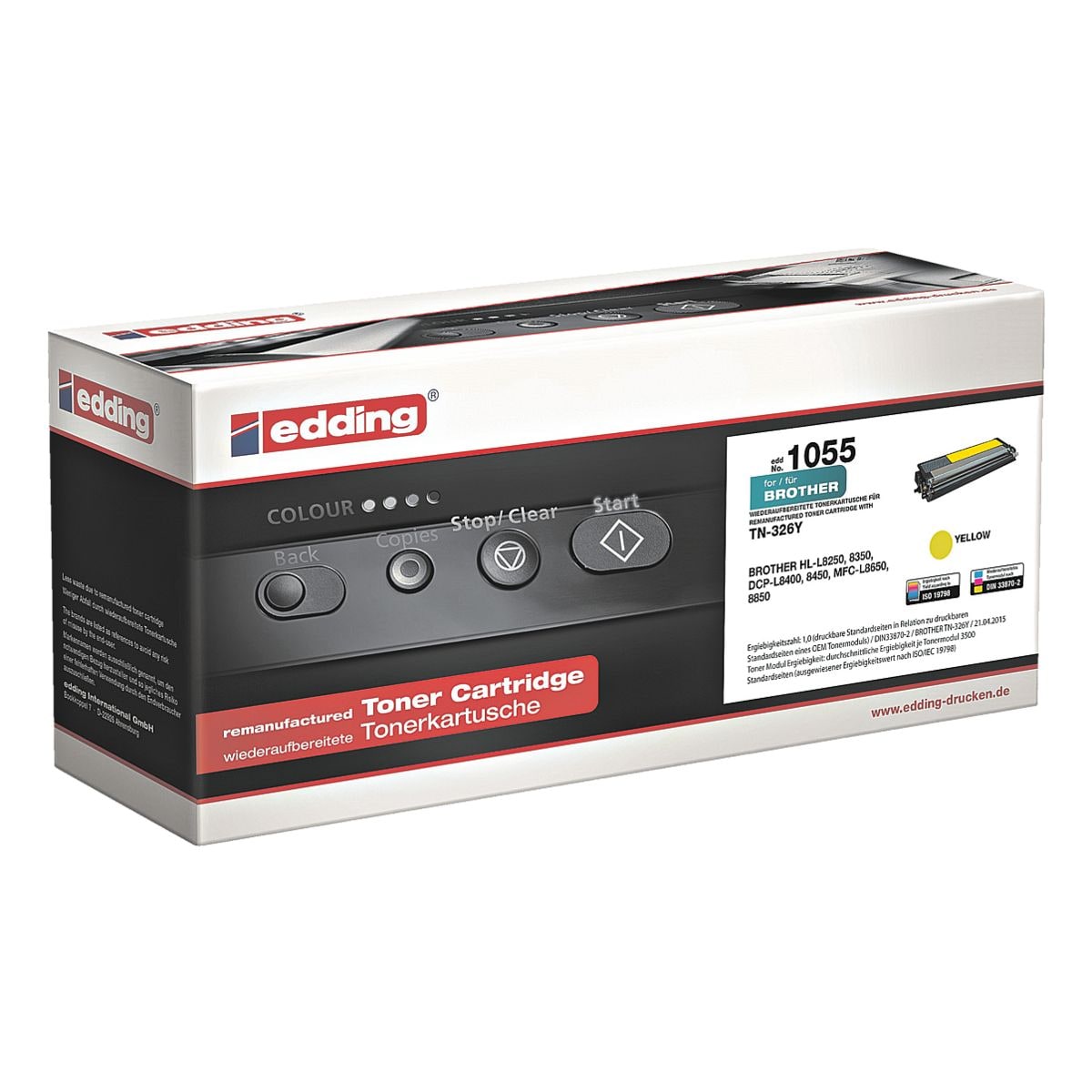 Edding Toner ersetzt Brother »TN-326Y«