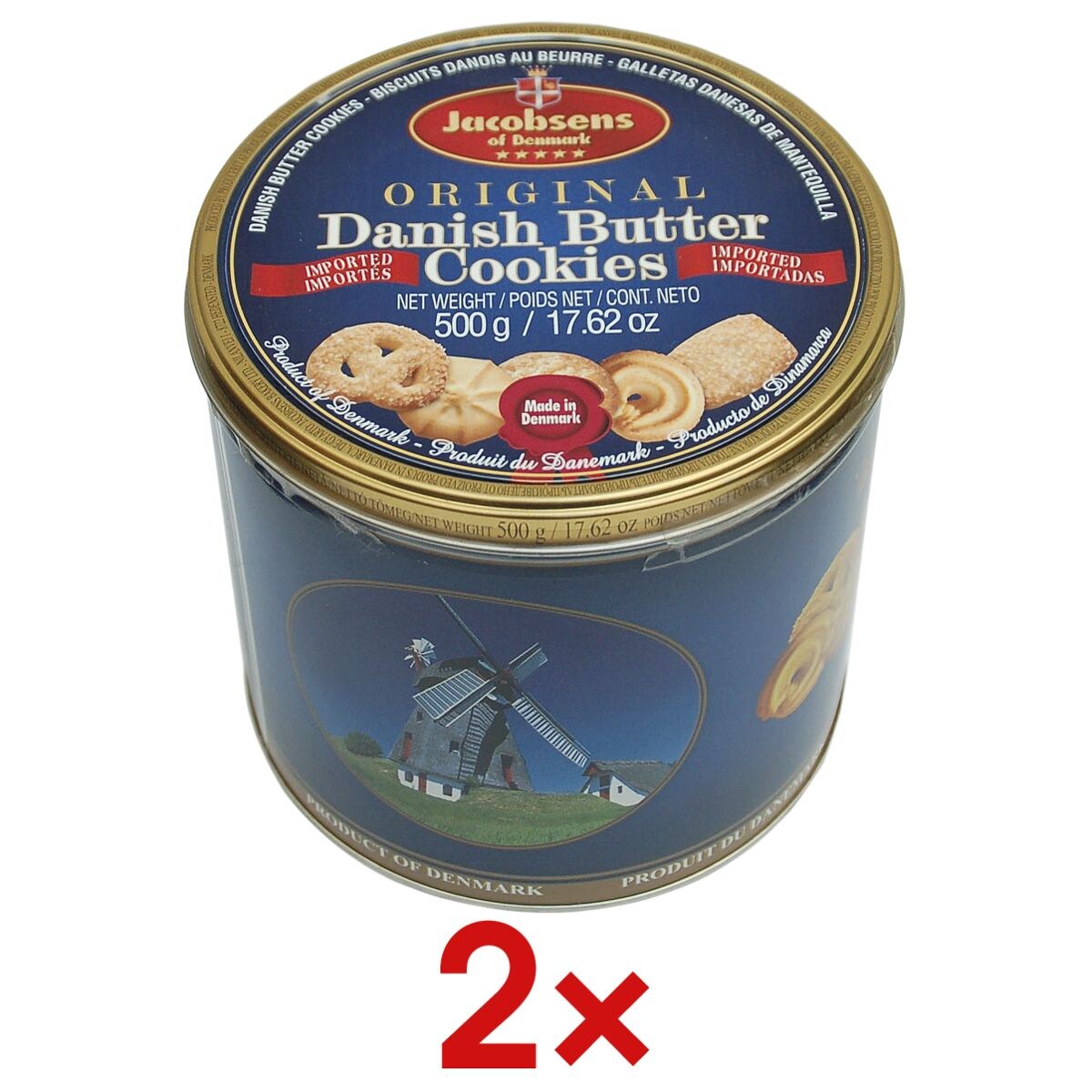 2x Dänische Buttercookies
