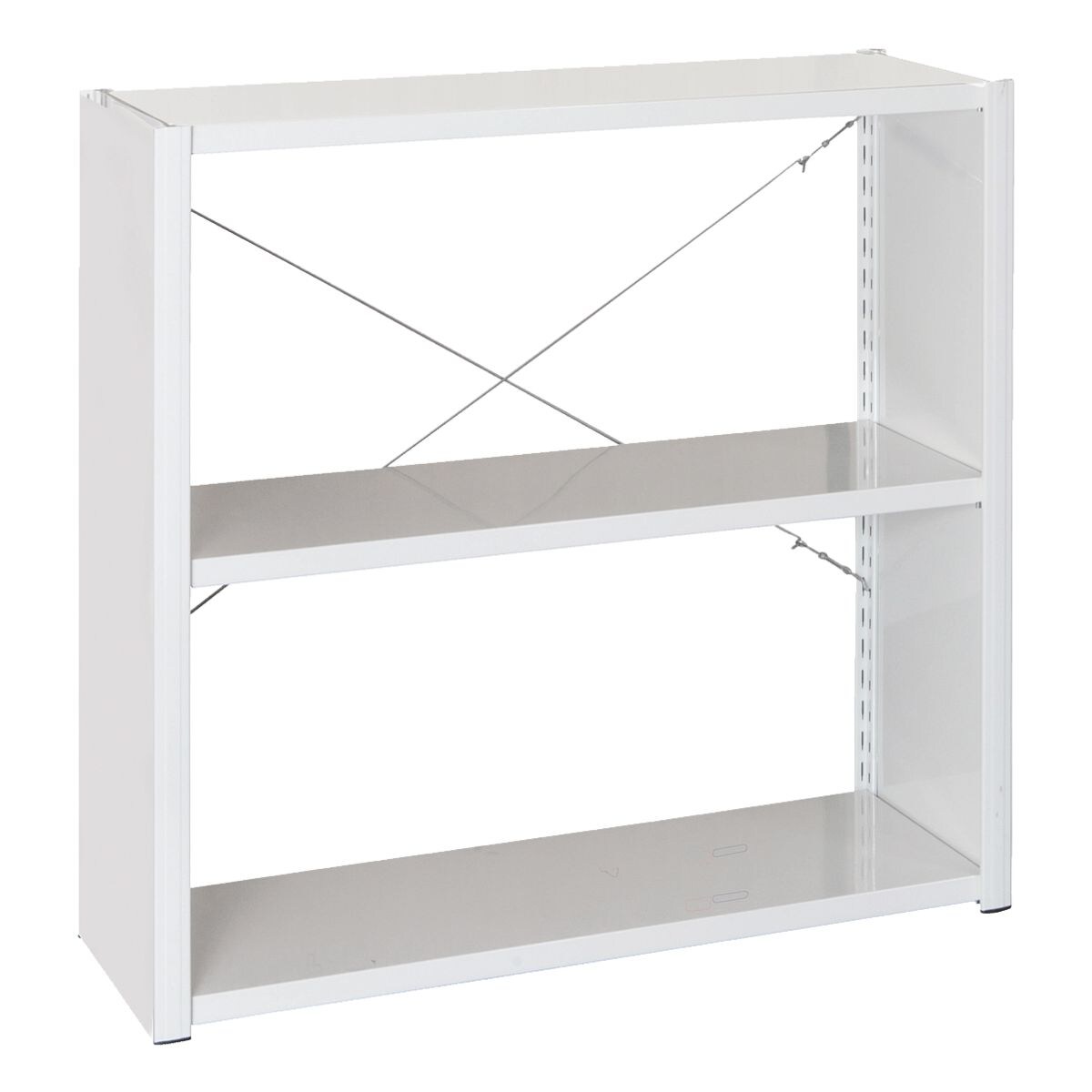 MANORGA Stahlregalsystem »Epsilon« Grundregal 3 Stahlblechböden 125 x 38,8 cm