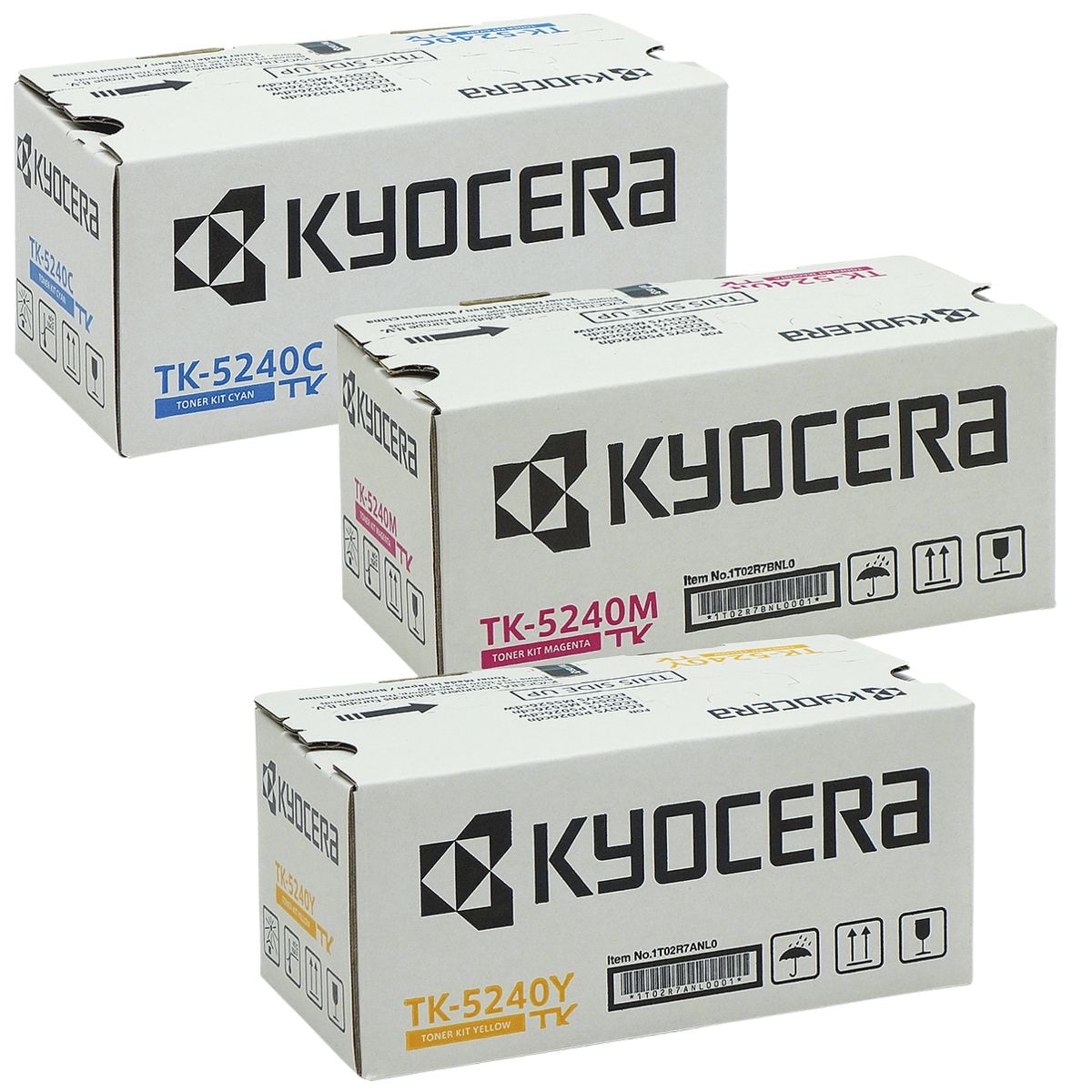 Kyocera 3-tlg. Toner-Set TK-5240 CMY