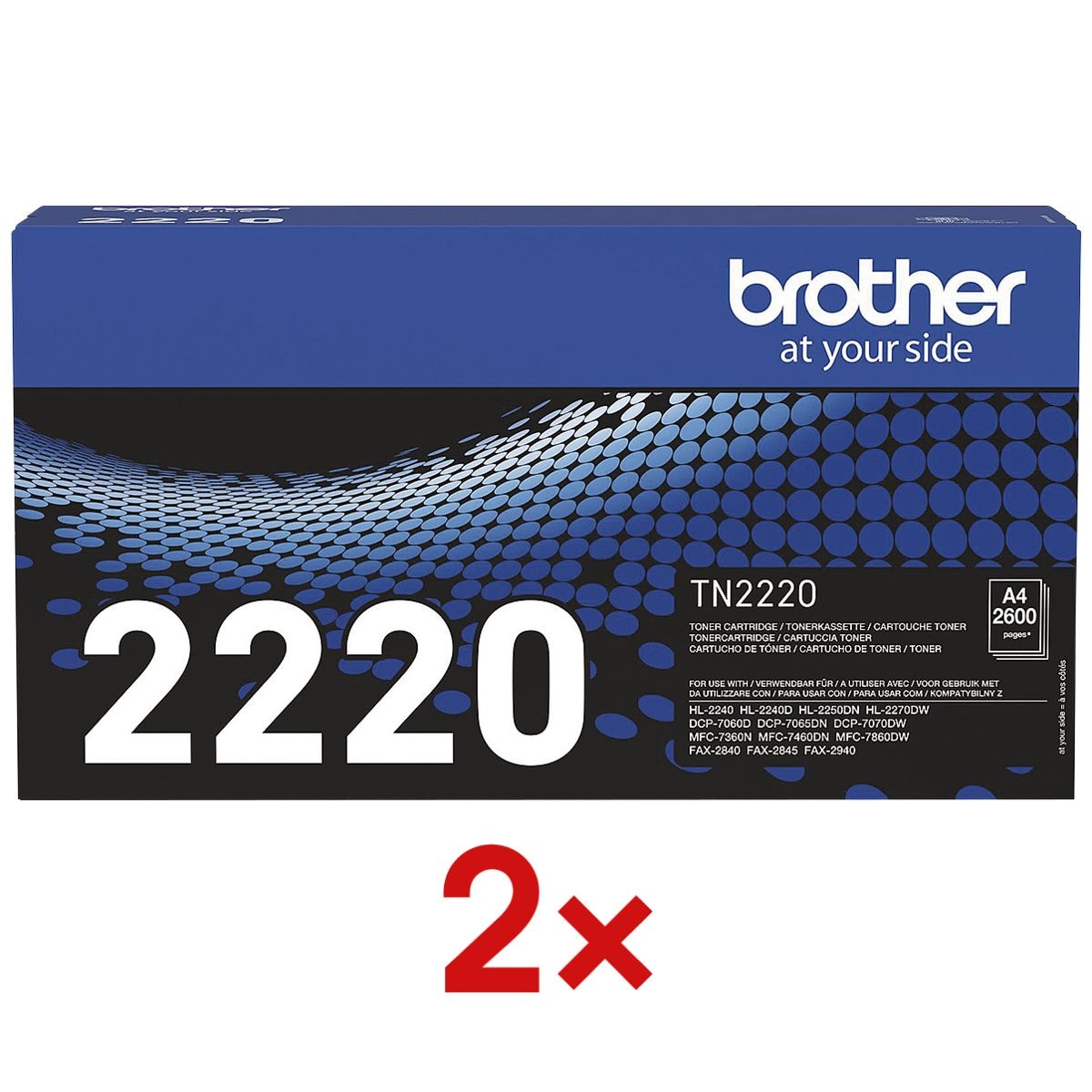 Brother 2er-Pack Druckkassetten »TN-2220«