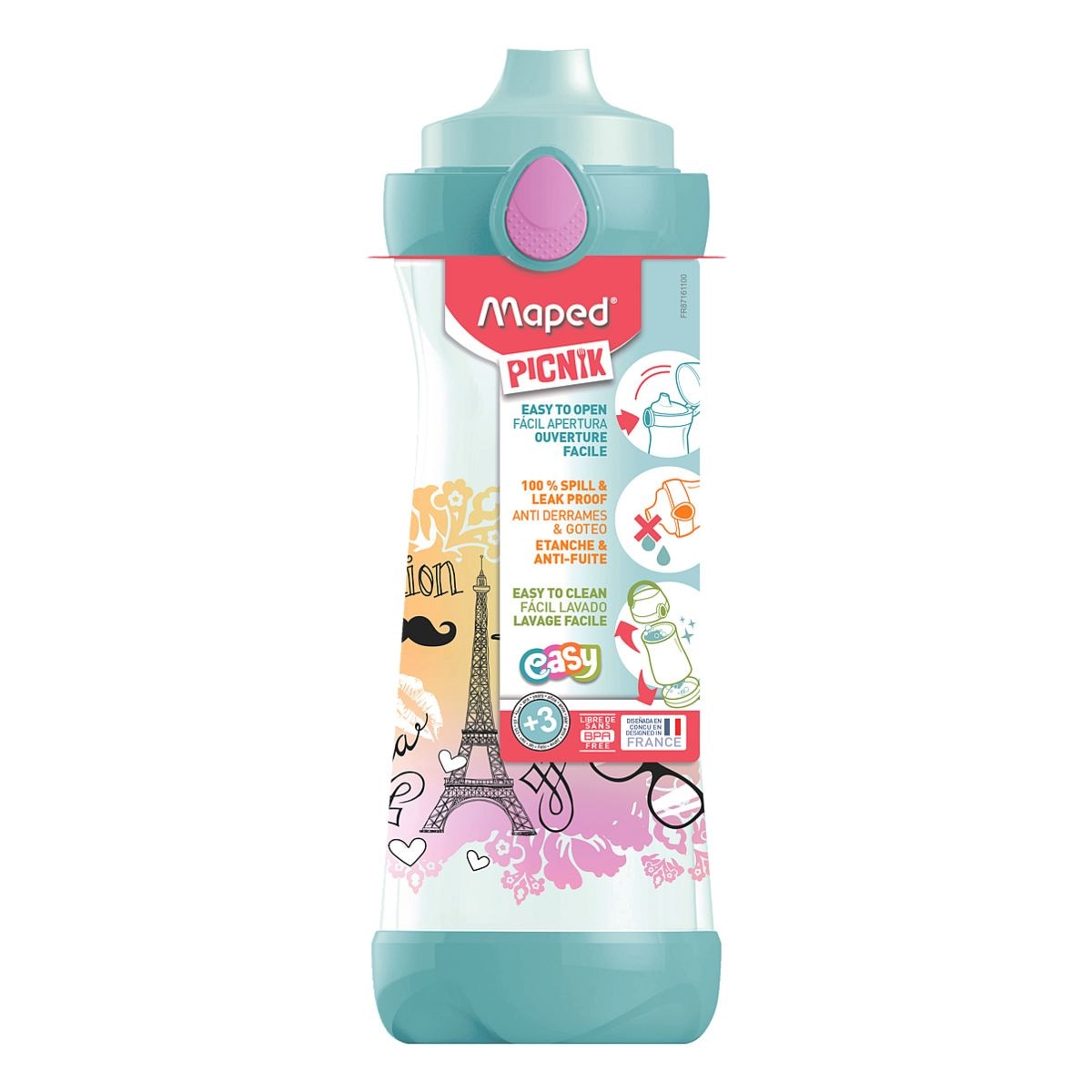 Maped Trinkflasche »Kids CONCEPT Paris Fashion« 580 ml