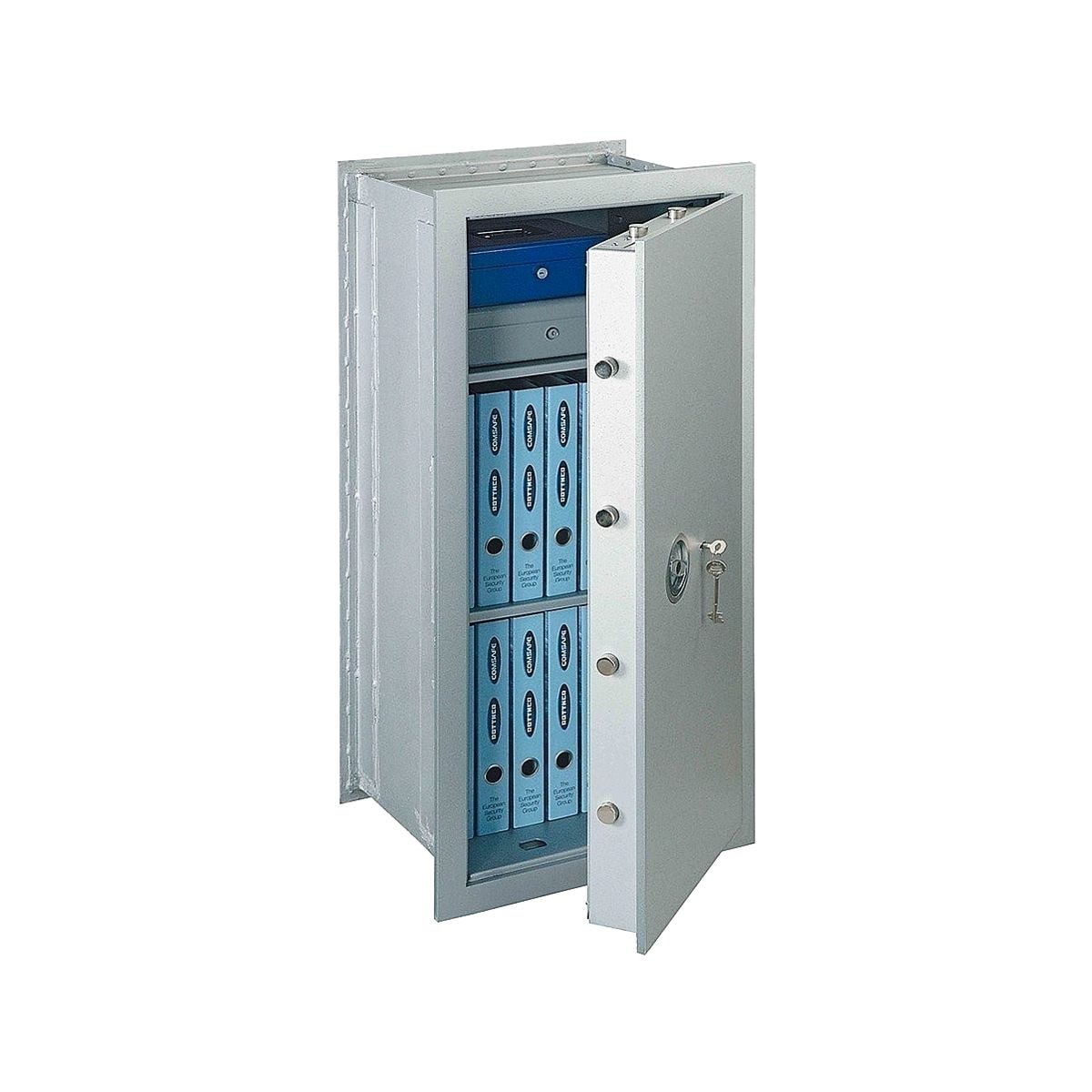 Rottner Wandtresor »Stone SE 100 Premium Doppelbartschloss«