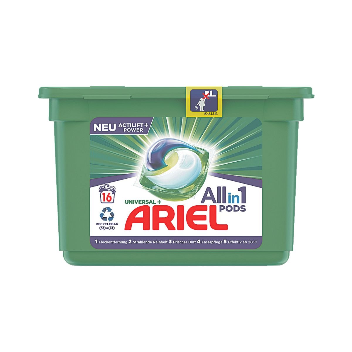 ARIEL All-in-1 Pods »Universal« 16 WL