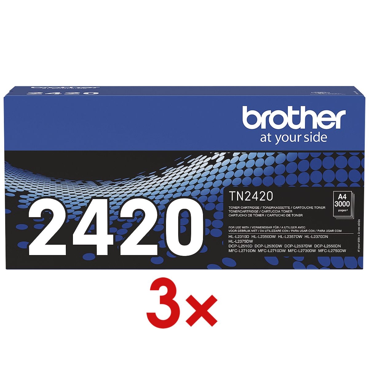 Brother 3x Toner TN-2420