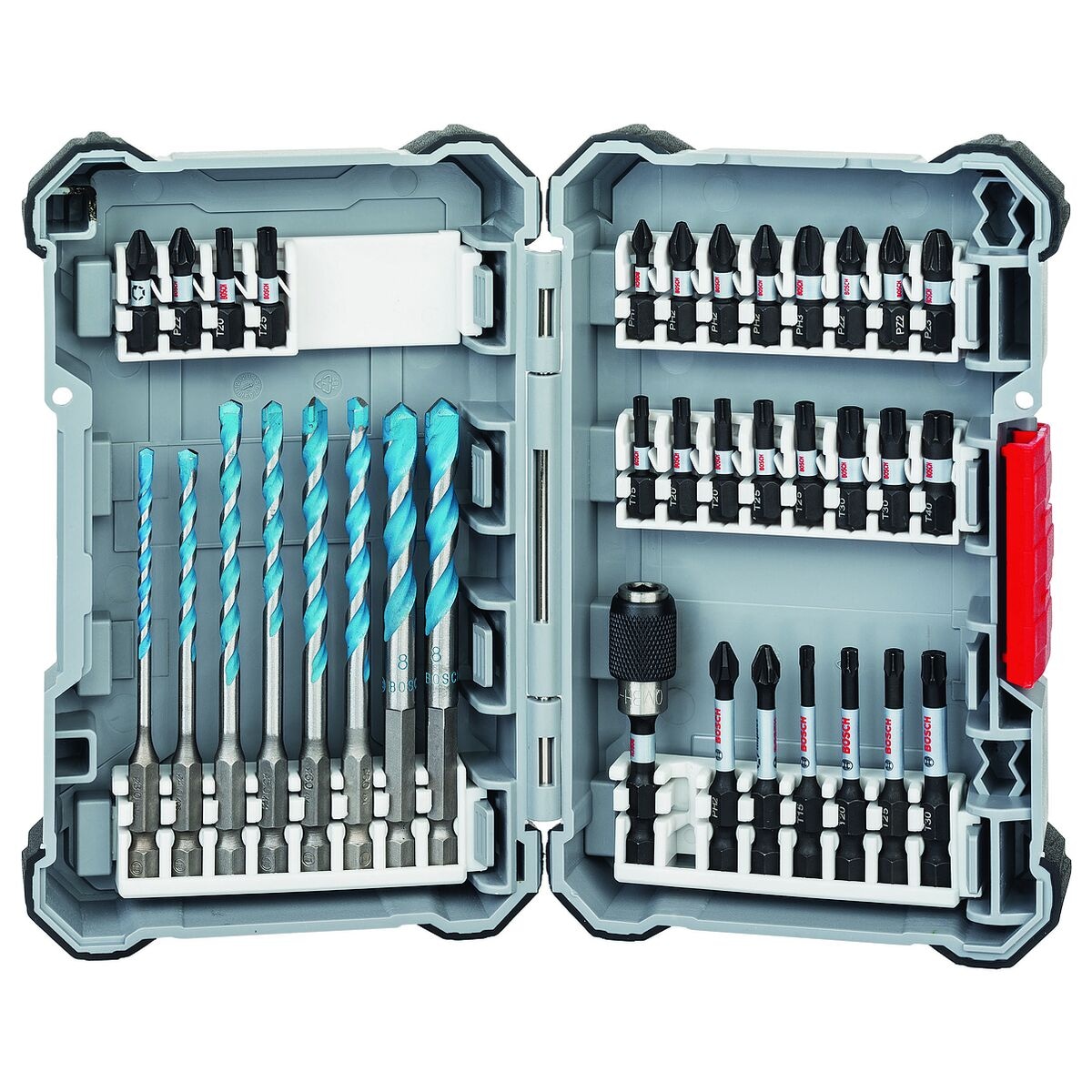 BOSCH 35-tlg. Multiconstruction-Bohrer- und Schrauberbit-Set »Impact Control«