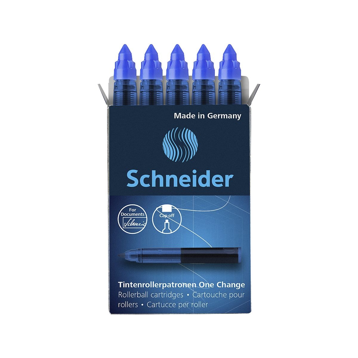 Schneider 5er-Pack Tintenrollerpatrone One Change 1854