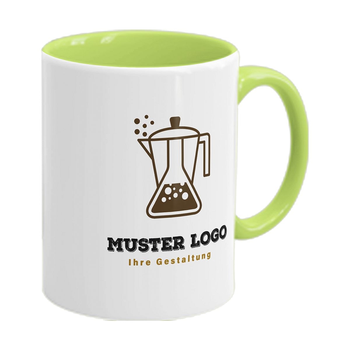 Kaffeebecher mit Ihrem Logo 300 ml hellgrn