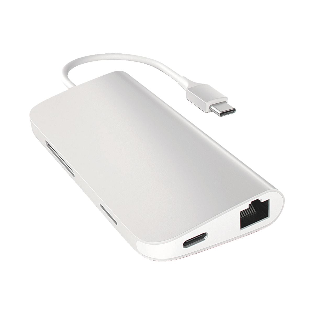 Satechi USB-C Multiport Hub silberfarben