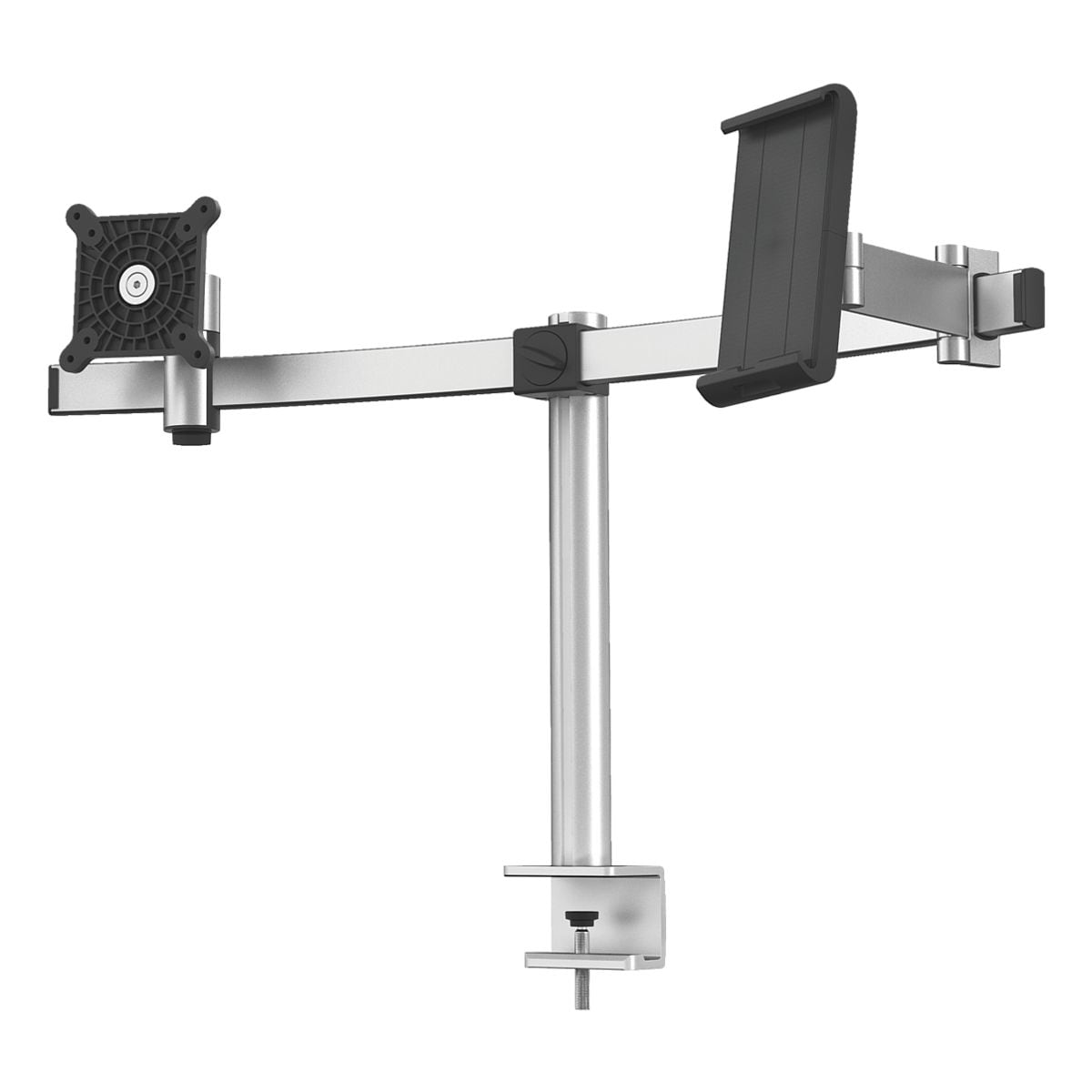 Durable Monitorhalter mit Tischklemme für 1 Monitor und 1 Tablet