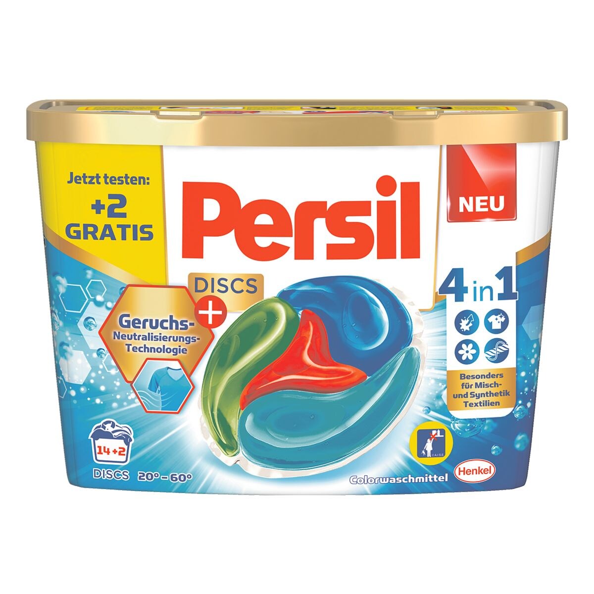 Persil Waschmittel »4in1 DISCS« + Geruchsneutralsierungs-Technologie