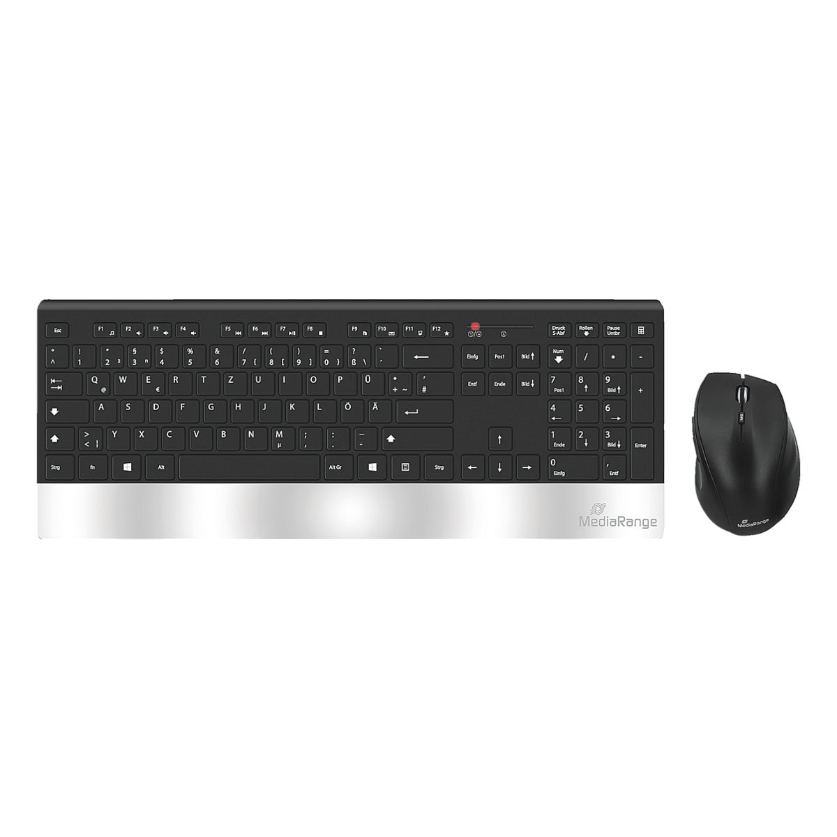 MediaRange Funk-Tastatur-Maus-Set Highline MROS105
