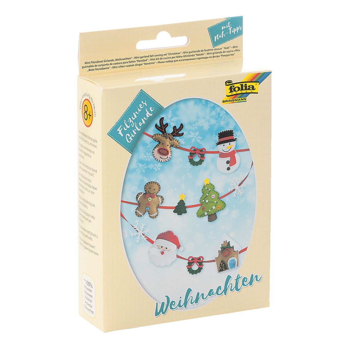 folia Filzinies Girlande »Weihnachten«