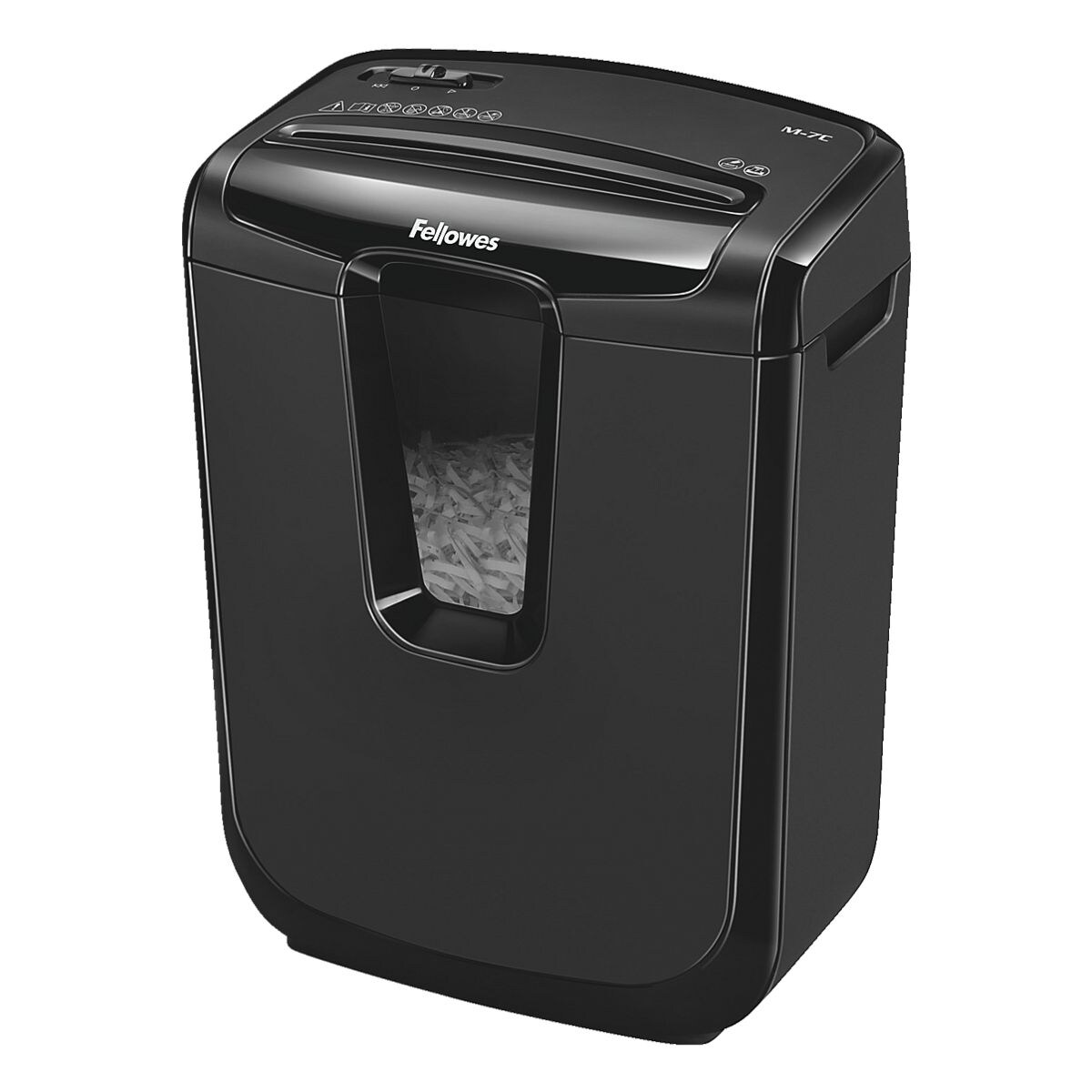 Aktenvernichter Fellowes Powershred M-7C, Sicherheitsstufe 3, Partikelschnitt (4 x 46 mm) bis 6 Blatt