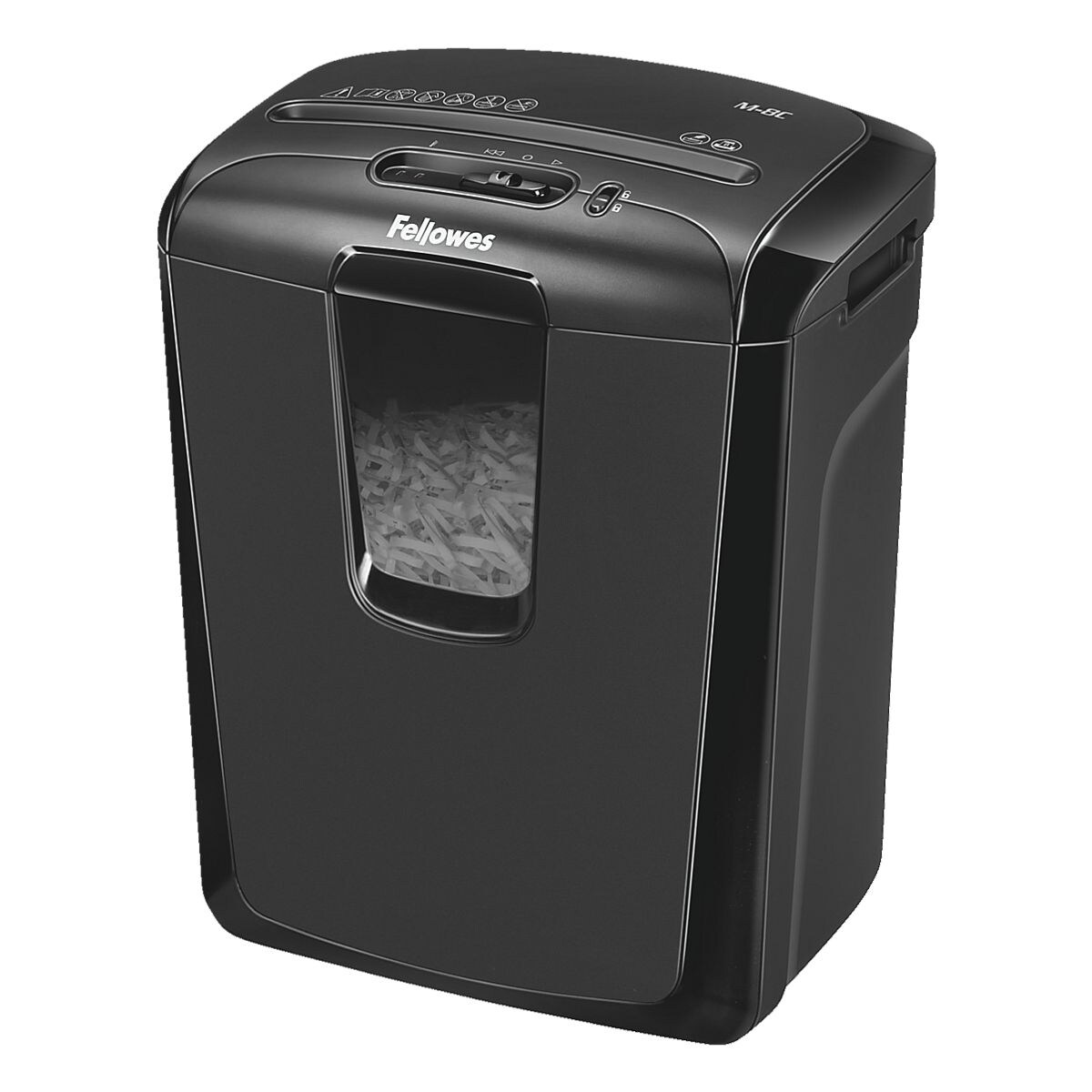 Aktenvernichter Fellowes Powershred M-8C, Sicherheitsstufe 3, Partikelschnitt (4 x 50 mm) bis 6 Blatt