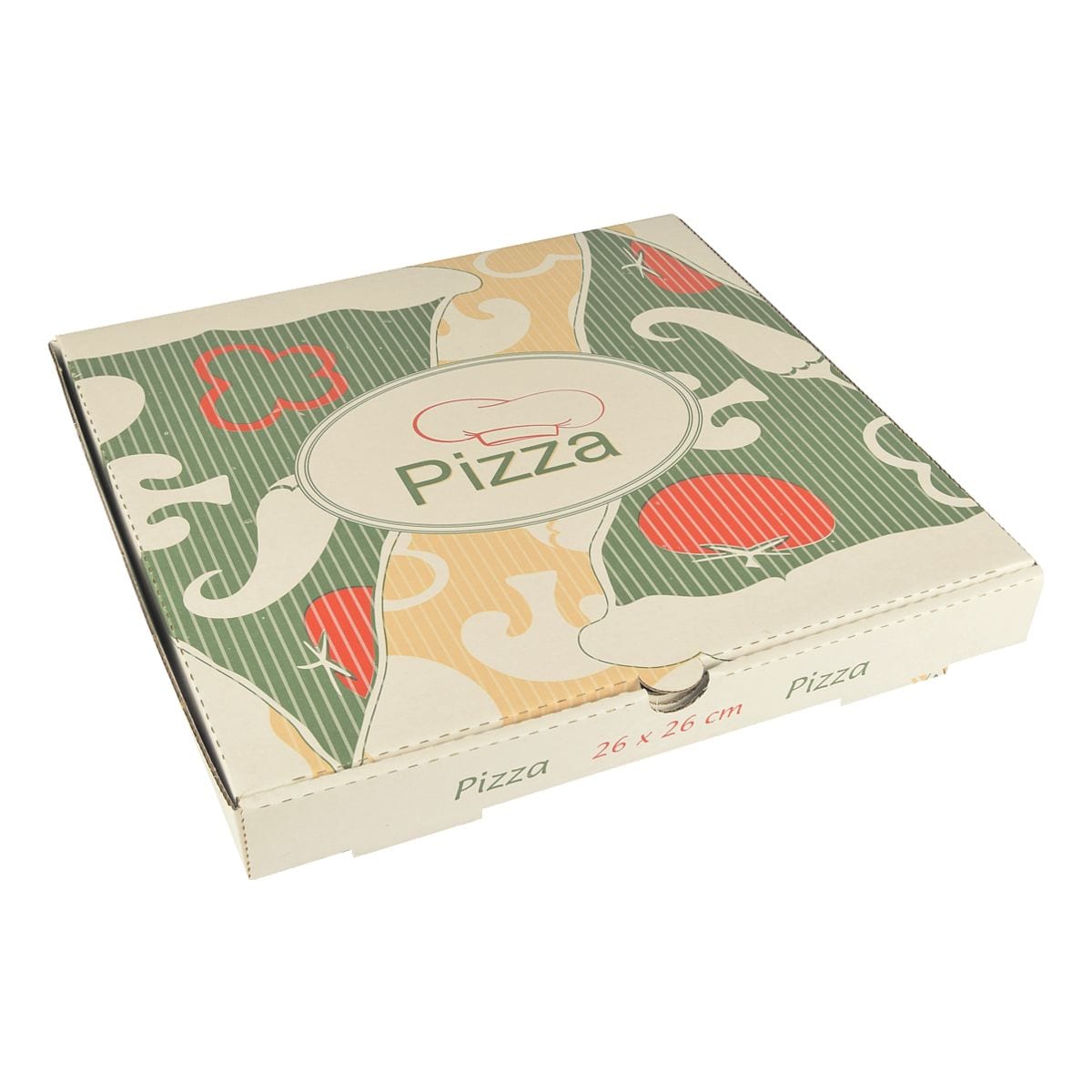 Papstar Pizzakartons pure 26 x 26 cm, 100 Stck