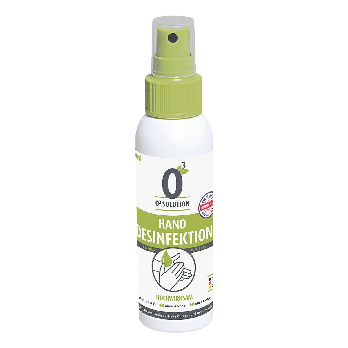 O3 Hand- und Oberflächendesinfektionsspray »O3 Solution« 100 ml