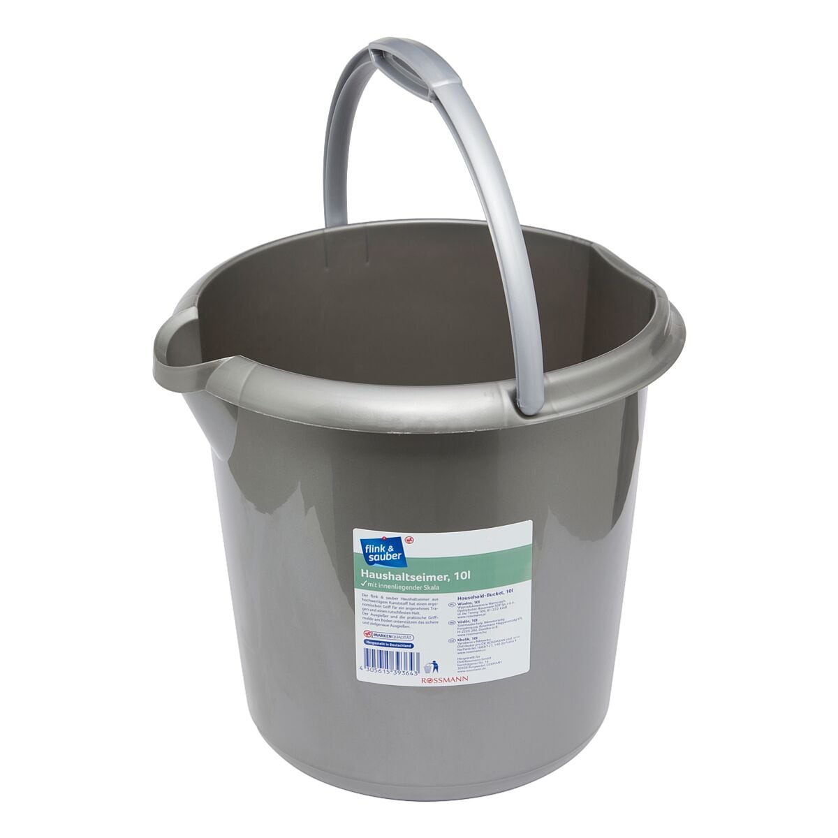 flink & sauber Haushaltseimer 10 Liter