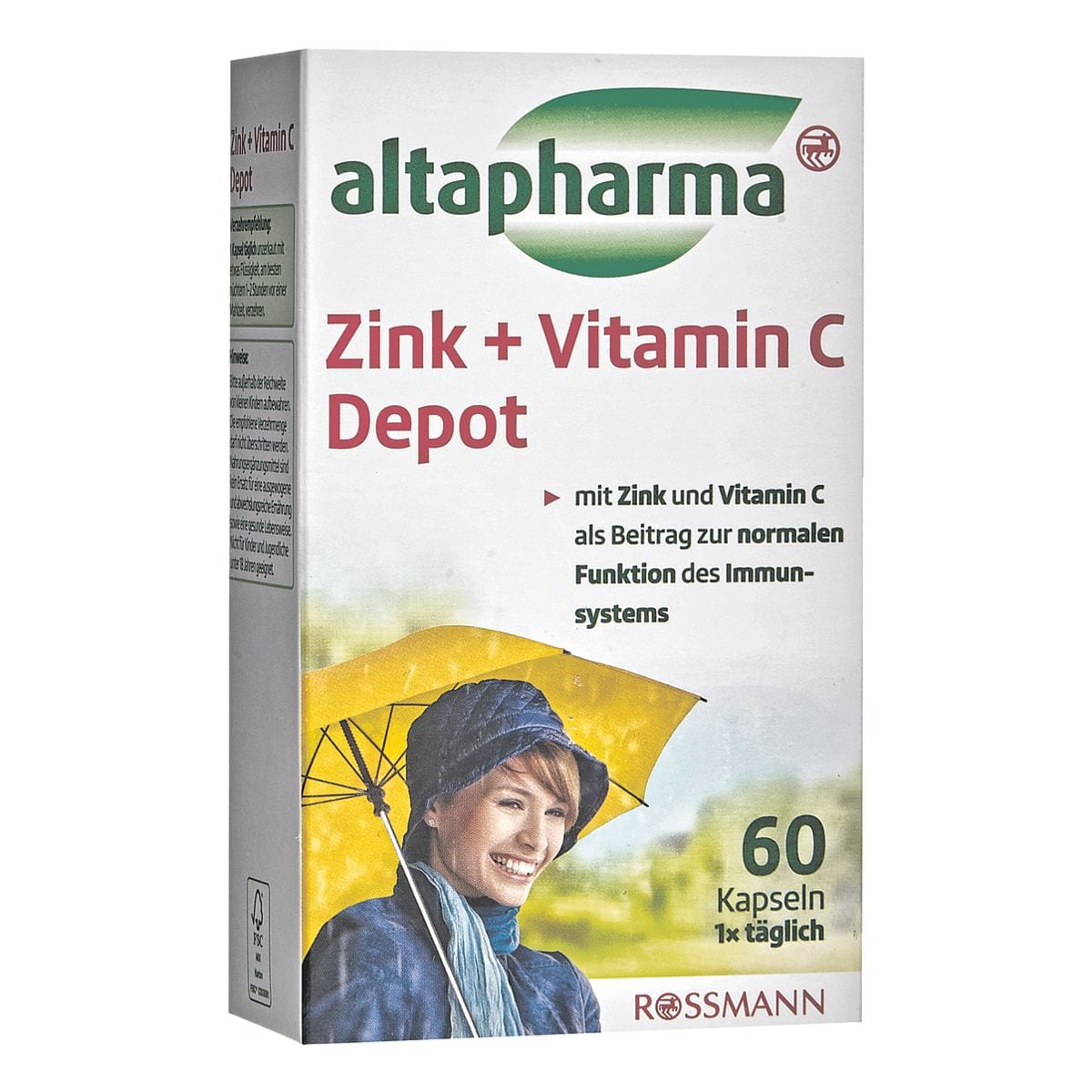 altapharma Zink + Vitamin C Depot - 60 Stück