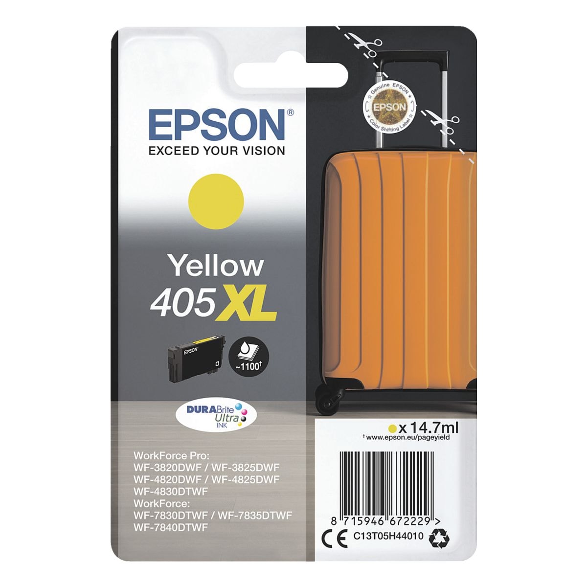 Epson Tintenpatrone 405XL gelb