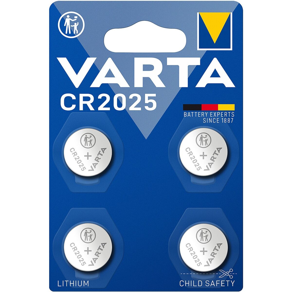 Varta 4er-Pack Knopfzellen ELECTRONICS CR2025