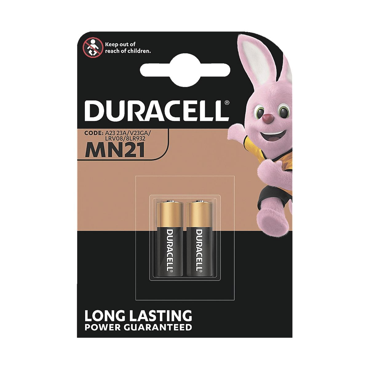 Duracell 2er-Pack Batterien MN21 (A23)