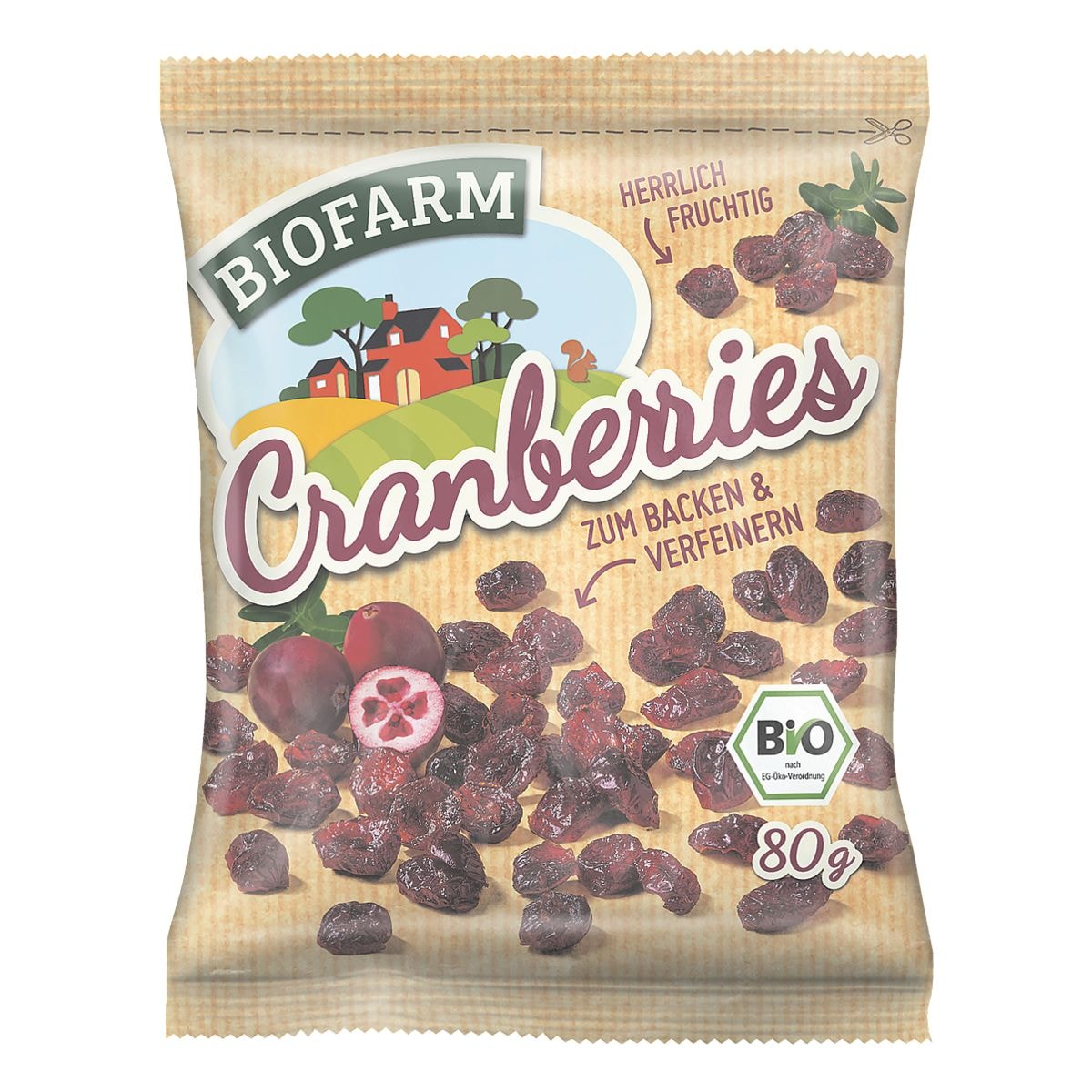 BIOFARM Cranberries 80 g