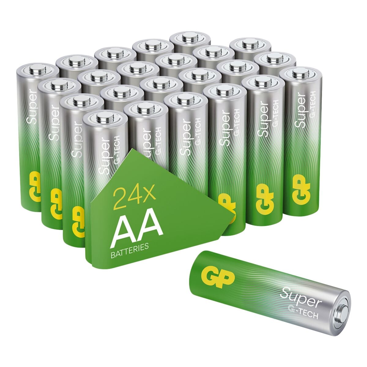 GP Batteries 24er-Pack Batterien Super Alkaline Mignon / AA / LR06