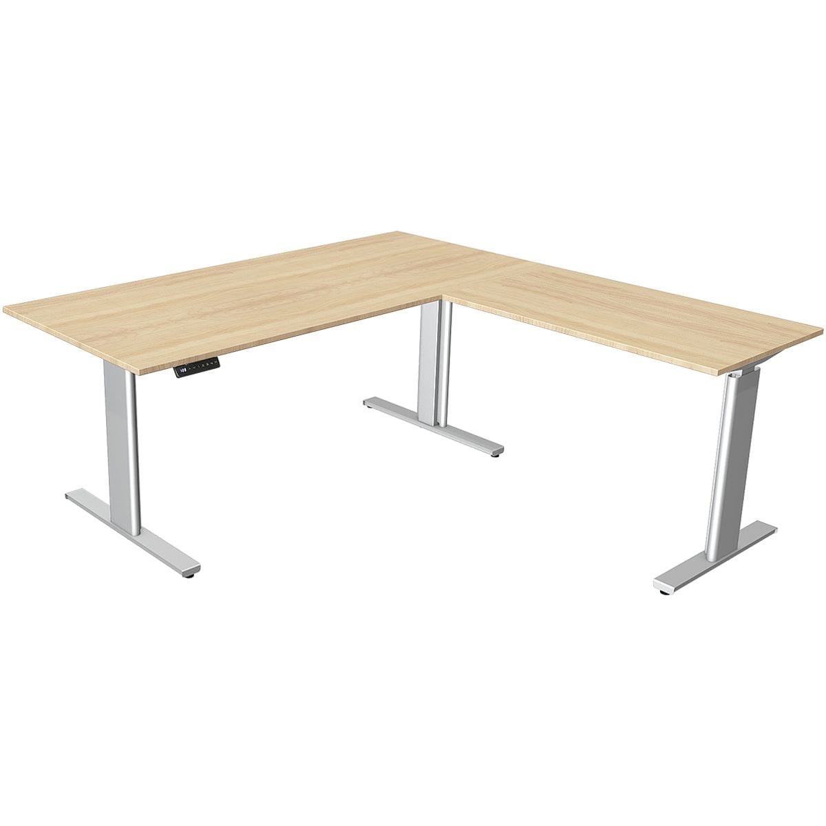 Kerkmann Winkelschreibtisch »Move 3« 180 cm, T-Fuß silber
