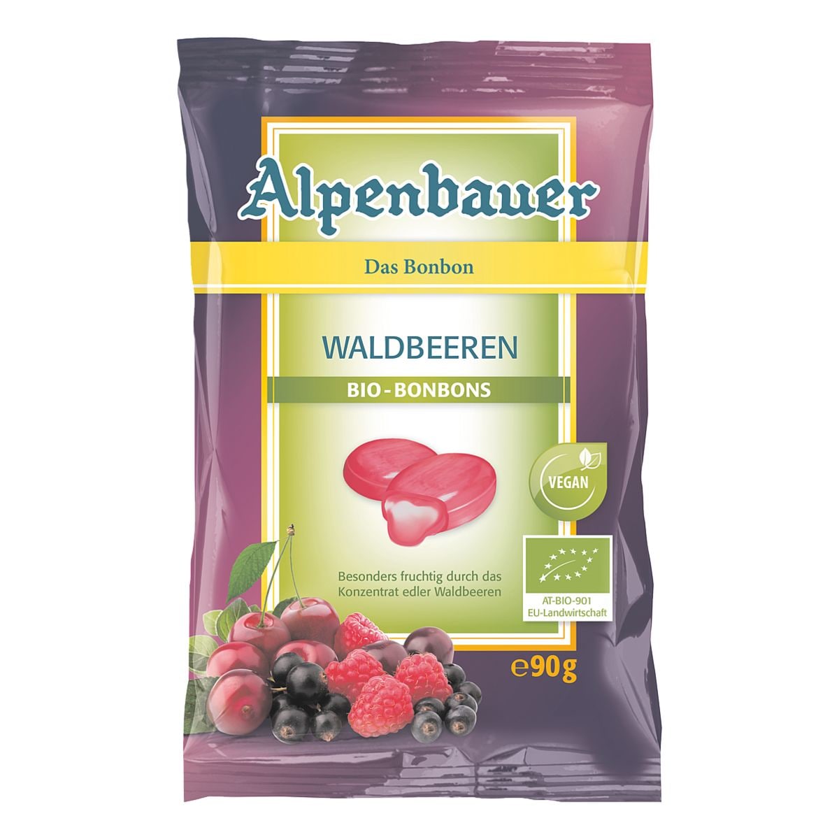 Alpenbauer BIO-Bonbons Waldbeeren